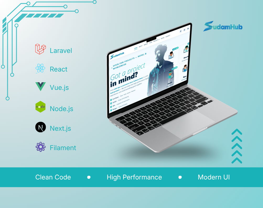 Web Development — IT Service by SudamHub Nepal